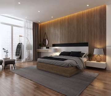 Phân phối, cung cấp và thi công ốp tường gỗ nhựa composite tại Nha Trang