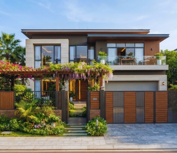 Thi Công Hàng Rào Nhựa Giả Gỗ Ngoài Trời Tại Đà Nẵng - Woodlight