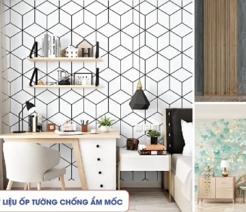 Tấm ốp tường chống ẩm mốc, giấy dán tường siêu chịu nước tại Đà Nẵng