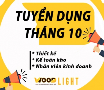 Wood Light Tuyển Dụng tháng 10 - 2022