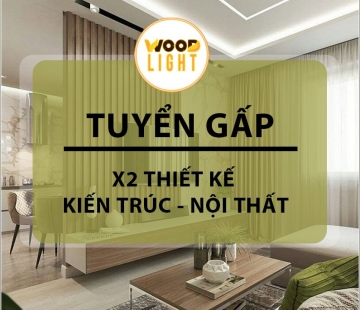 Wood Light Tuyển Dụng Nhân Viên Thiết Kế Nội Thất