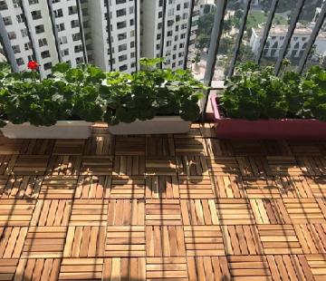 Sàn gỗ ngoài trời tại Đà Nẵng mang lại không gian đẹp bất chấp thời tiết