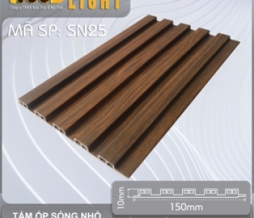 Tấm ốp tường chống ẩm Đà Nẵng - Sản phẩm thông minh kiến trúc nội thất Wood Light