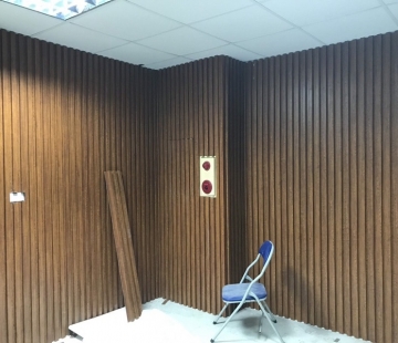 Thi công tấm ốp tường, trần gỗ nhựa composite giá rẻ tại Quảng Nam - Wood Light